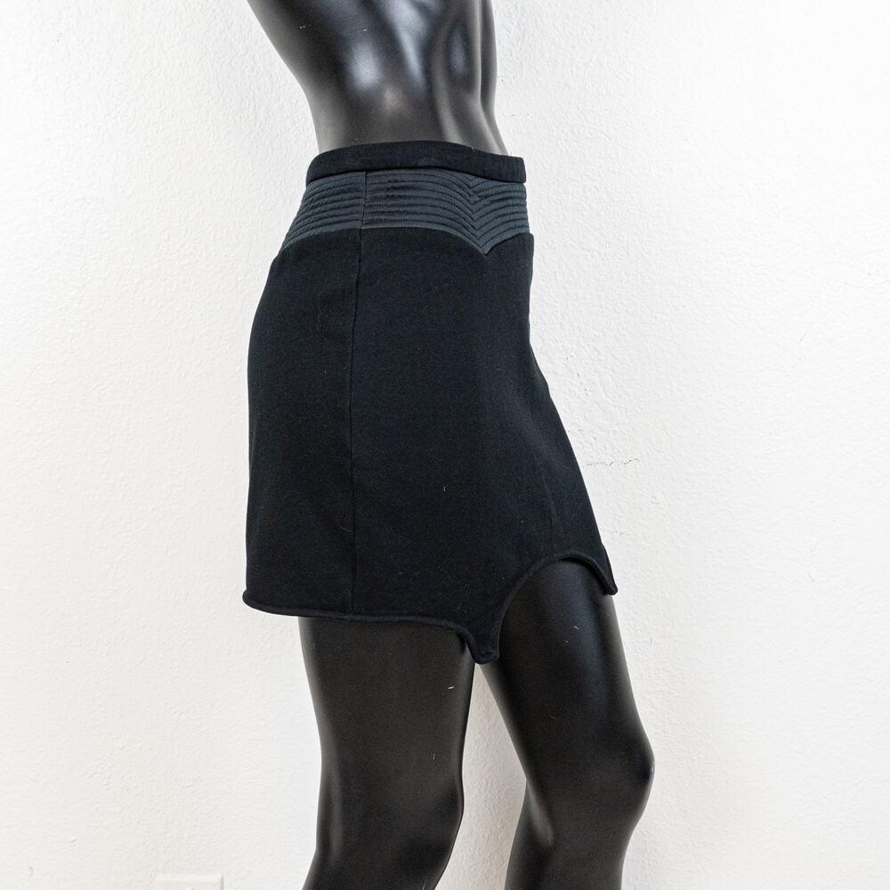 Fleur Du Mal Black mini Skirt size 4 - Picture 4 of 9